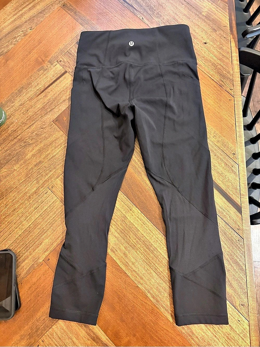 Lululemon Invigorate High-Rise Crop 23" Black Leggings